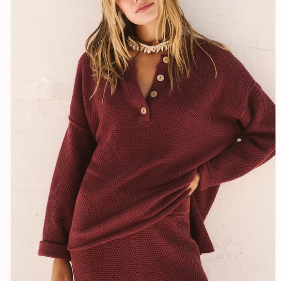 Free People Sweaters - SALE Free People Hailee Sweater Set XSmall Mahogany